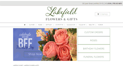 Desktop Screenshot of lakefieldflowersandgifts.com