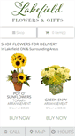 Mobile Screenshot of lakefieldflowersandgifts.com